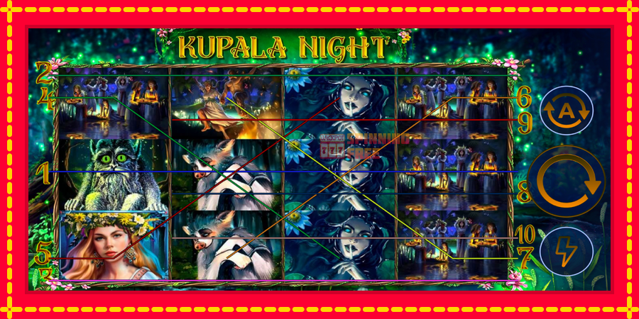 Kupala Night mesin slot dengan animasi cerah, gambar 2