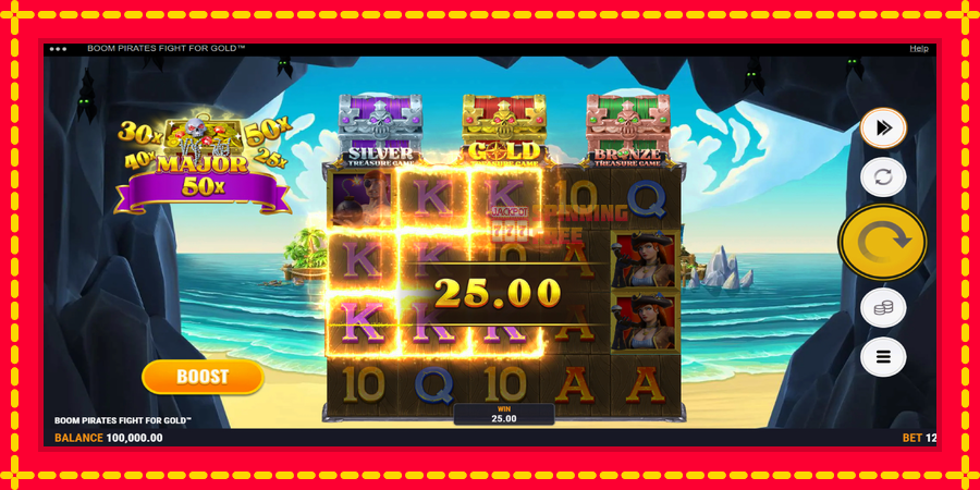 Boom Pirates Fight for Gold mesin slot dengan animasi cerah, gambar 3