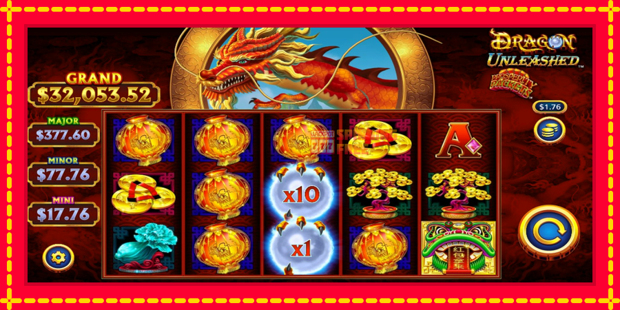 Dragon Unleashed - Prosperity Packets mesin slot dengan animasi cerah, gambar 3