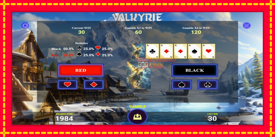 Valkyrie mesin slot dengan animasi cerah, gambar 3