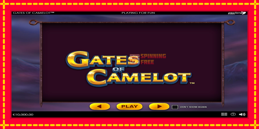 Gates of Camelot mesin slot dengan animasi cerah, gambar 1