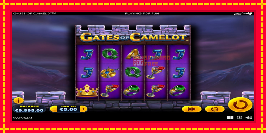 Gates of Camelot mesin slot dengan animasi cerah, gambar 2