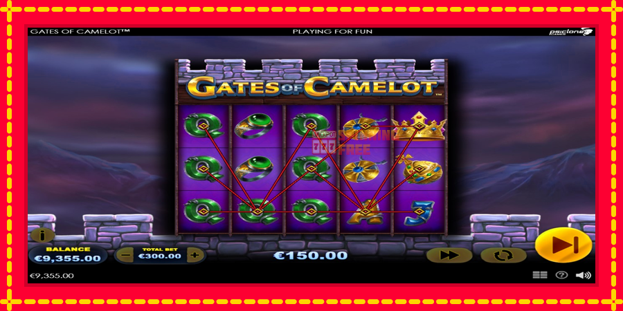 Gates of Camelot mesin slot dengan animasi cerah, gambar 3