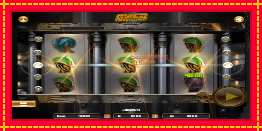 Alien Adventure mesin slot dengan animasi cerah, gambar 2