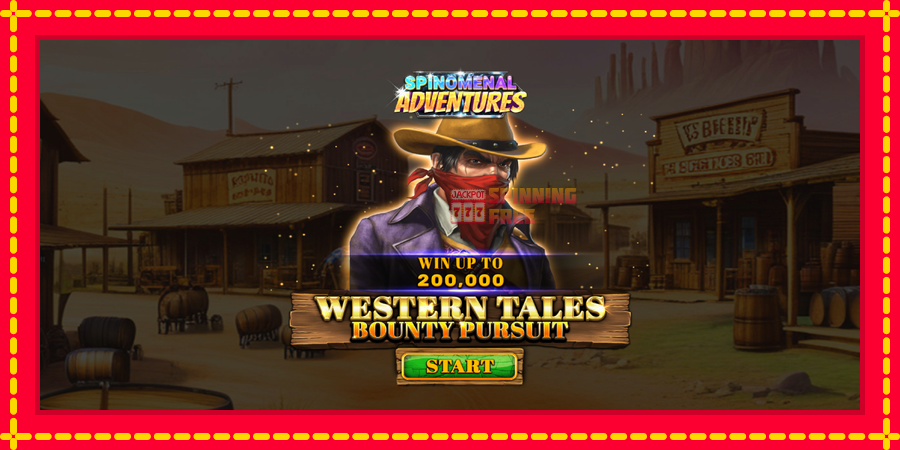 Western Tales - Bounty Pursuit mesin slot dengan animasi cerah, gambar 1