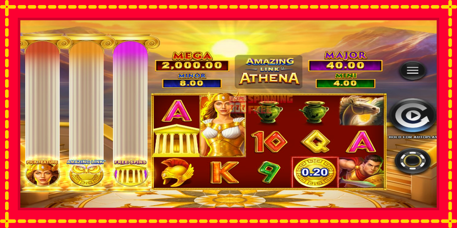 Amazing Link Athena mesin slot dengan animasi cerah, gambar 2