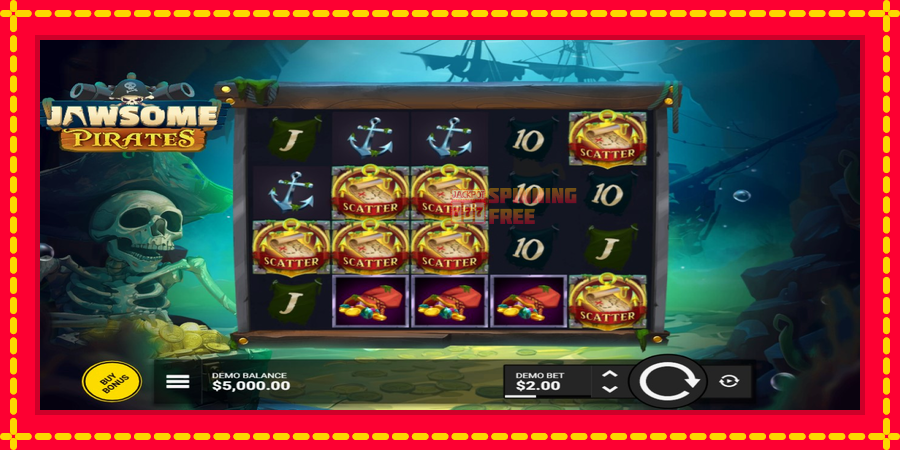 Jawsome Pirates mesin slot dengan animasi cerah, gambar 1