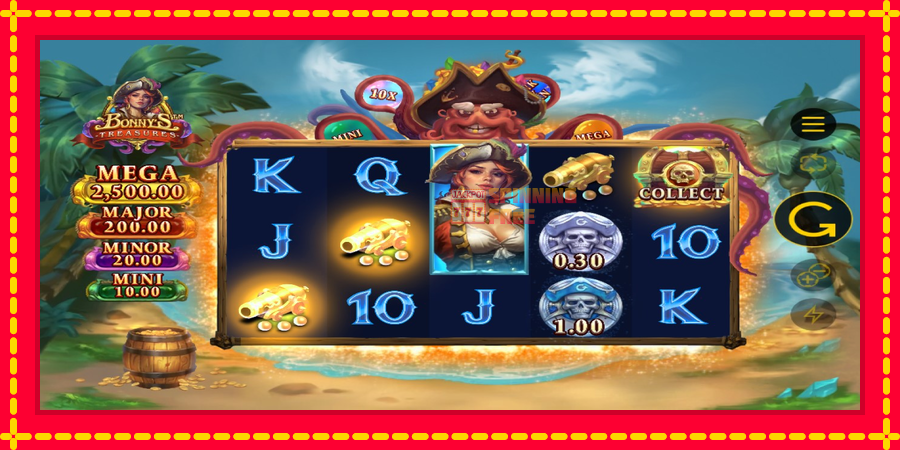 Bonnys Treasures mesin slot dengan animasi cerah, gambar 2