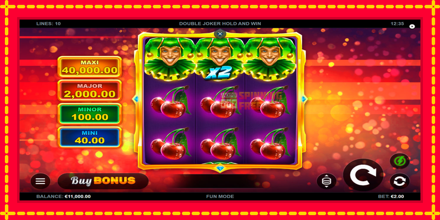 Double Joker Hold and Win mesin slot dengan animasi cerah, gambar 1