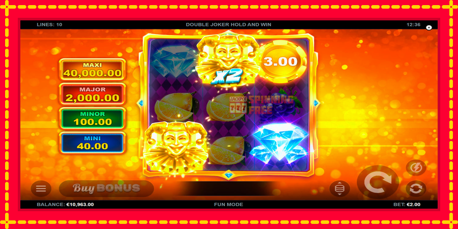 Double Joker Hold and Win mesin slot dengan animasi cerah, gambar 4