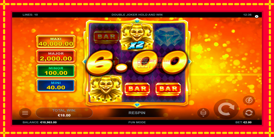 Double Joker Hold and Win mesin slot dengan animasi cerah, gambar 5