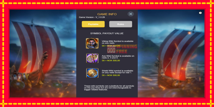 Viking Valor mesin slot dengan animasi cerah, gambar 5