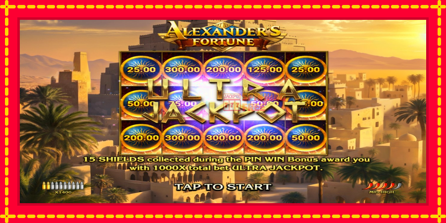 Alexanders Fortune mesin slot dengan animasi cerah, gambar 1