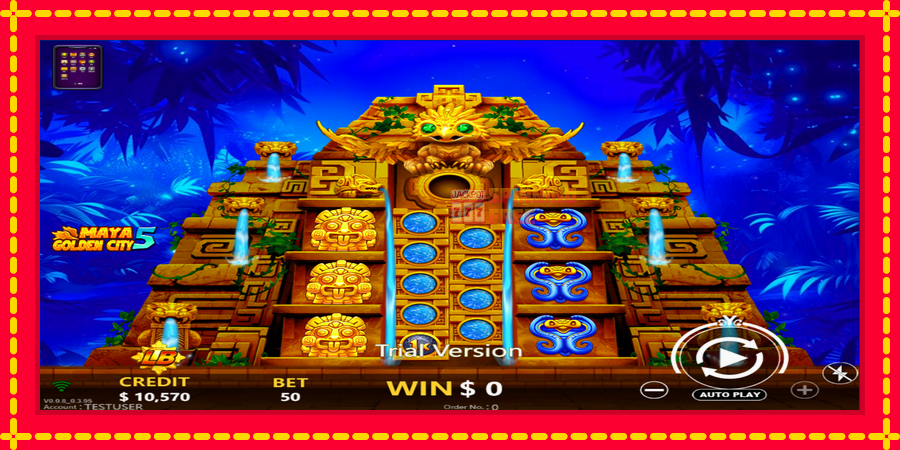 Maya Golden City 5 mesin slot dengan animasi cerah, gambar 1