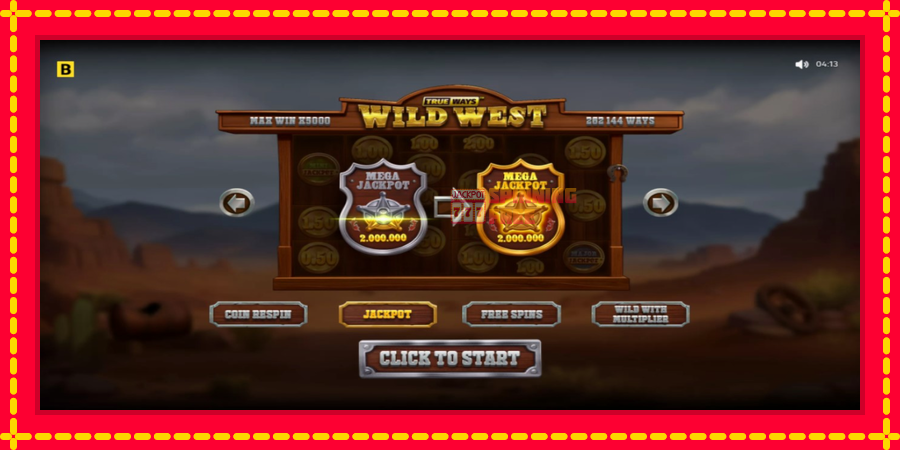 Wild West Trueways mesin slot dengan animasi cerah, gambar 1