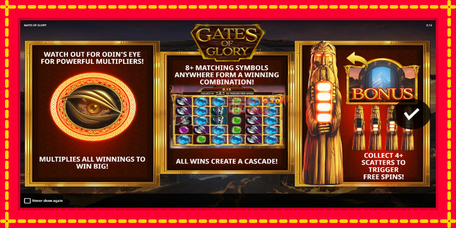 Gates of Glory mesin slot dengan animasi cerah, gambar 1