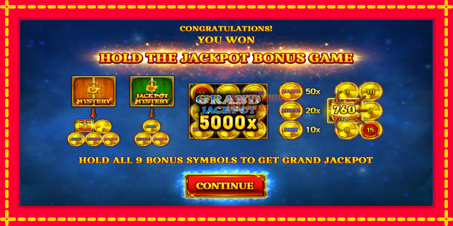 9 Coins Grand Diamond Edition Halloween Jackpots mesin slot dengan animasi cerah, gambar 3