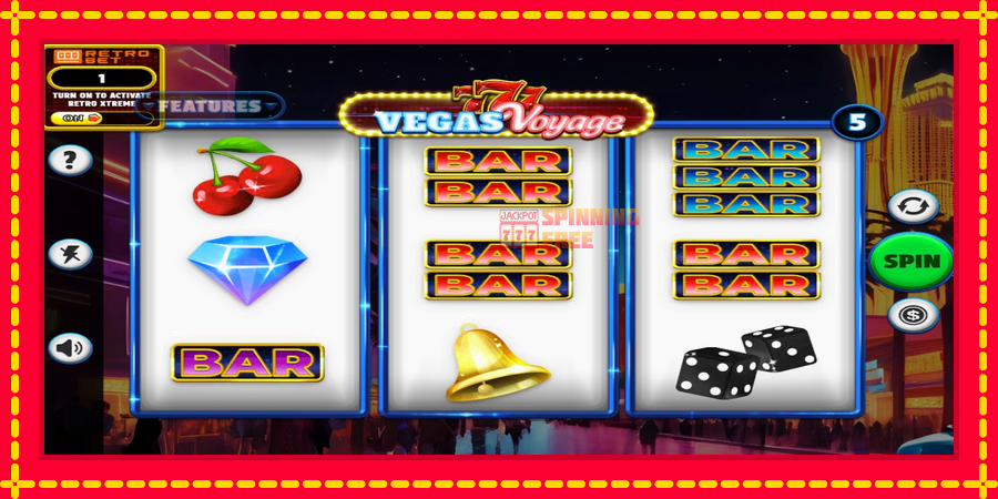 777 – Vegas Voyage mesin slot dengan animasi cerah, gambar 1