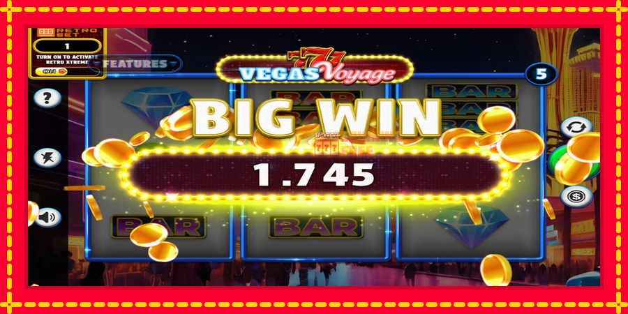 777 – Vegas Voyage mesin slot dengan animasi cerah, gambar 2