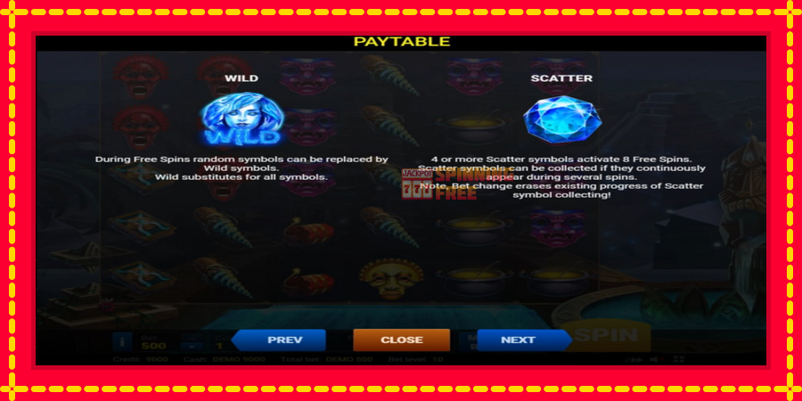 Atlantis mesin slot dengan animasi cerah, gambar 3