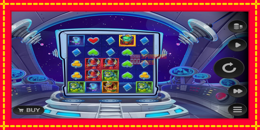 Space Attacks Dream Drop mesin slot dengan animasi cerah, gambar 1