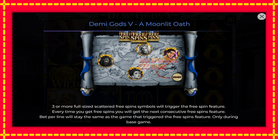 Demi Gods V – A Moonlit Oath mesin slot dengan animasi cerah, gambar 5