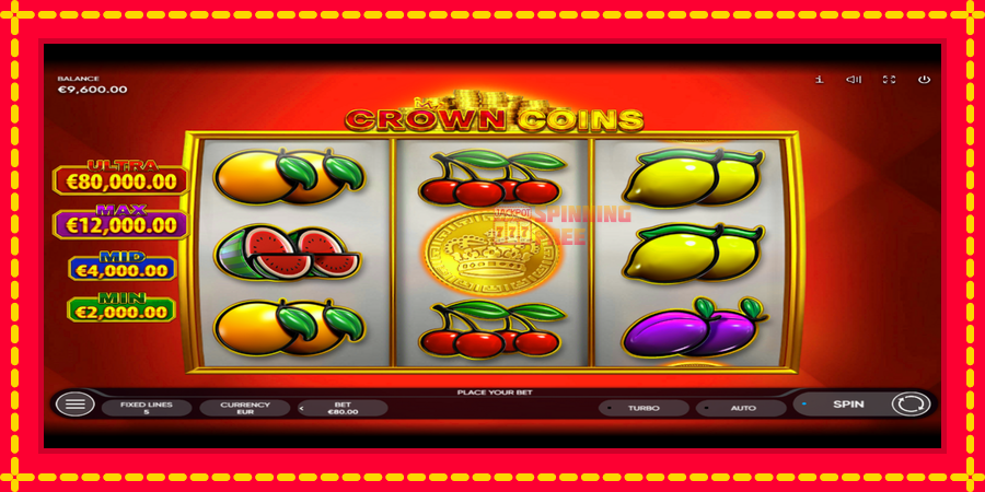 Crown Coins mesin slot dengan animasi cerah, gambar 2