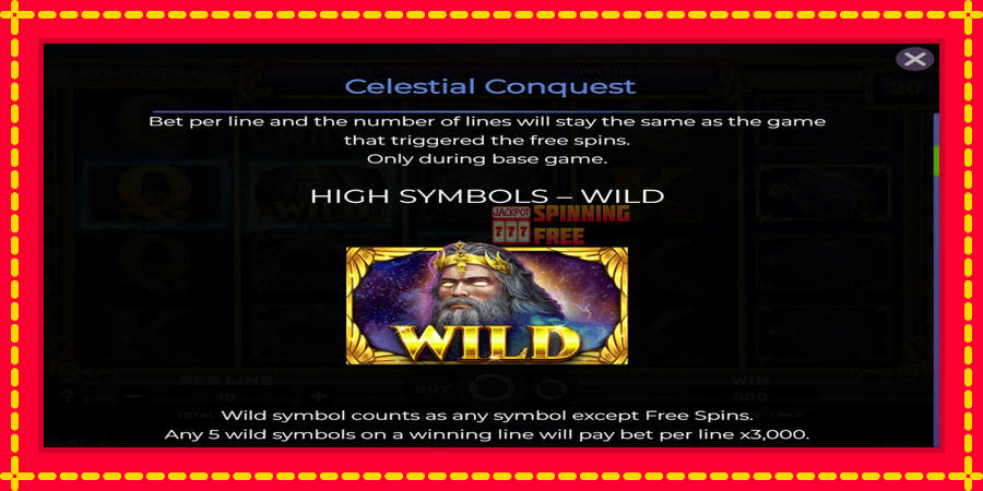 Celestial Conquest mesin slot dengan animasi cerah, gambar 5