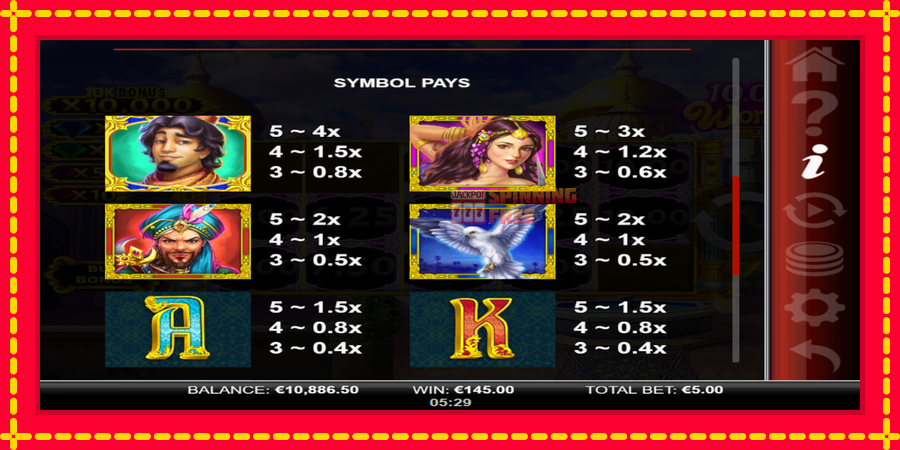 25 Coins Score The Jackpot mesin slot dengan animasi cerah, gambar 5