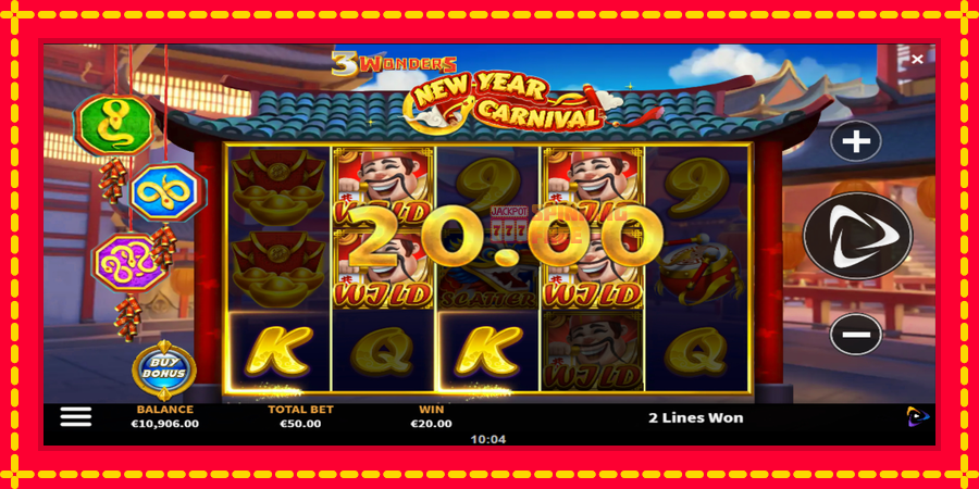 3 Wonders New Year Carnival mesin slot dengan animasi cerah, gambar 4