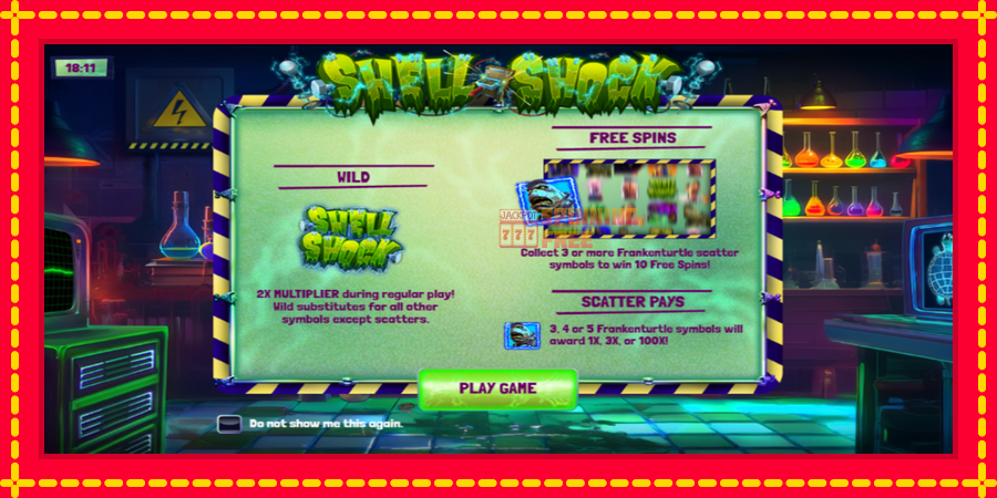 Shell Shock mesin slot dengan animasi cerah, gambar 1