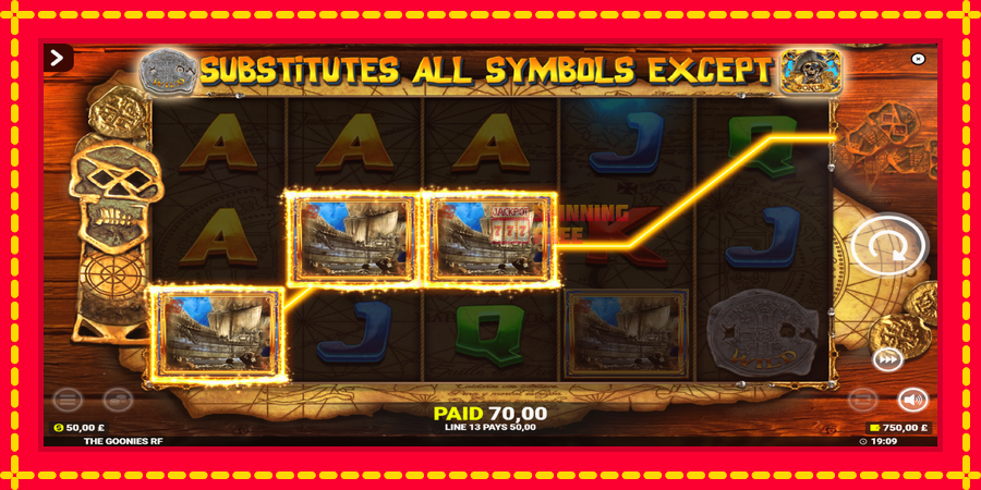 The Goonies Deluxe Rapid Fire Jackpots mesin slot dengan animasi cerah, gambar 3