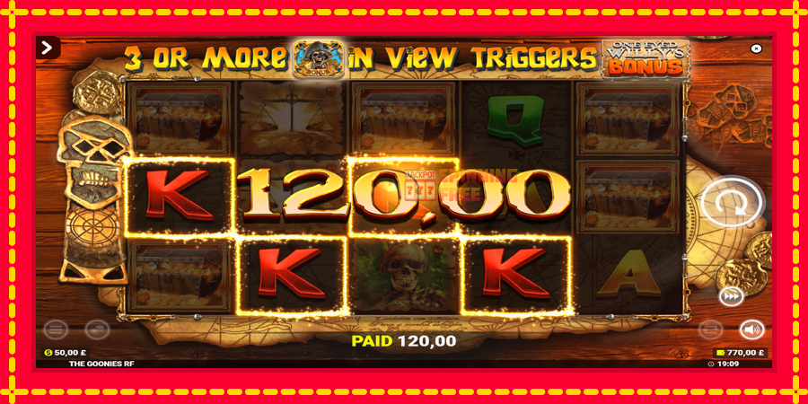 The Goonies Deluxe Rapid Fire Jackpots mesin slot dengan animasi cerah, gambar 4