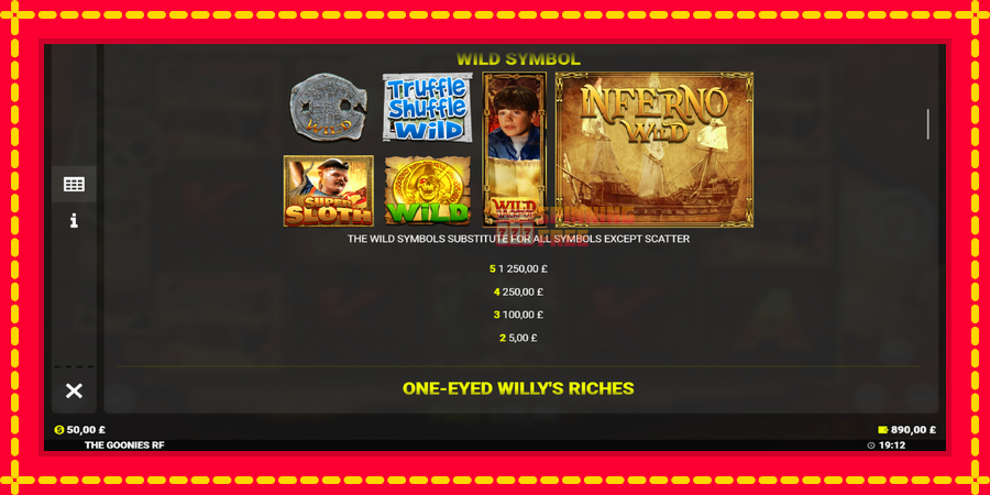 The Goonies Deluxe Rapid Fire Jackpots mesin slot dengan animasi cerah, gambar 6