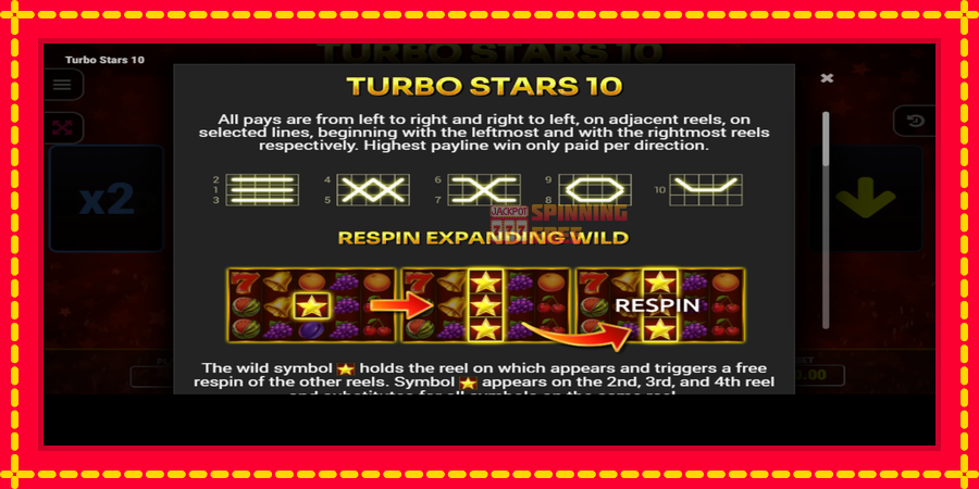 Turbo Stars 10 mesin slot dengan animasi cerah, gambar 4