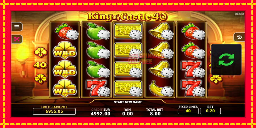 King of My Castle 40 mesin slot dengan animasi cerah, gambar 2