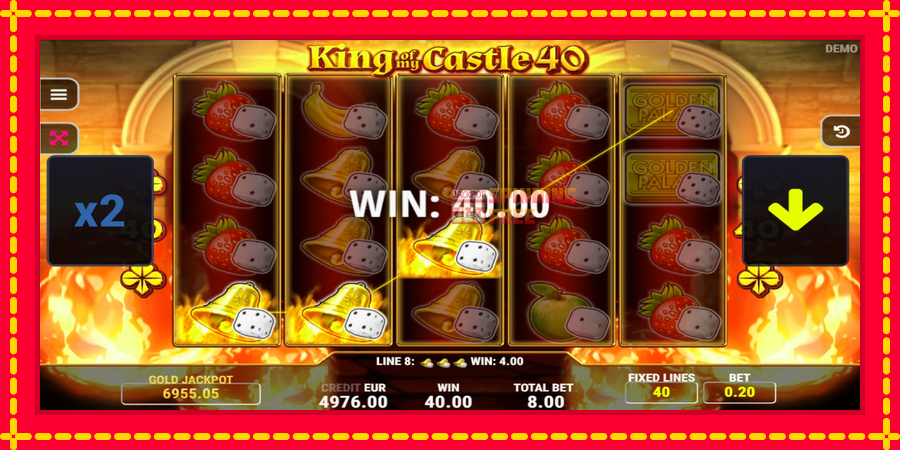 King of My Castle 40 mesin slot dengan animasi cerah, gambar 3