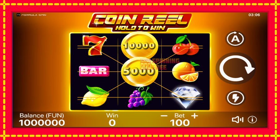 Coin Reel: Hold to Win mesin slot dengan animasi cerah, gambar 1