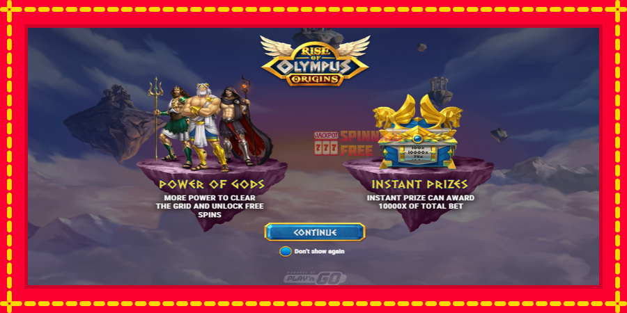 Rise of Olympus Origins mesin slot dengan animasi cerah, gambar 1