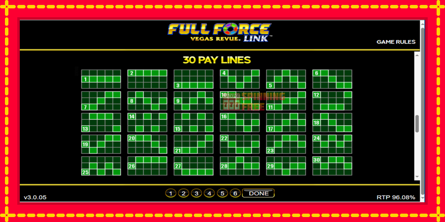 Full Force Vegas Revue mesin slot dengan animasi cerah, gambar 5