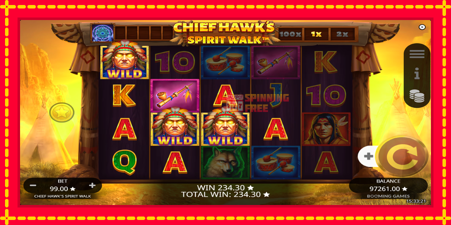 Chief Hawk’s Spirit Walk mesin slot dengan animasi cerah, gambar 4