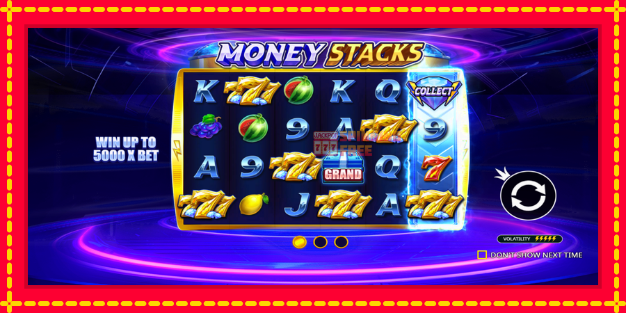 Money Blitz mesin slot dengan animasi cerah, gambar 1