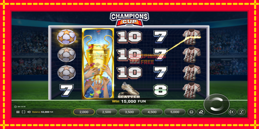 Champions Cup mesin slot dengan animasi cerah, gambar 2