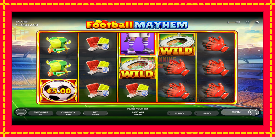 Football Mayhem mesin slot dengan animasi cerah, gambar 2