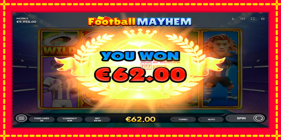 Football Mayhem mesin slot dengan animasi cerah, gambar 4