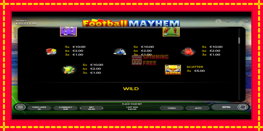 Football Mayhem mesin slot dengan animasi cerah, gambar 6