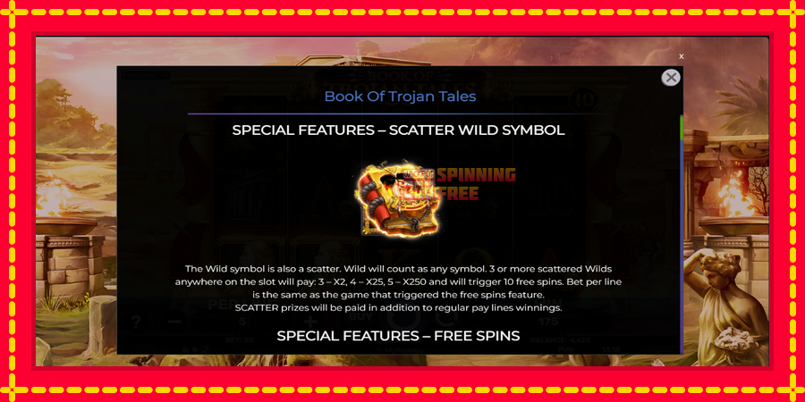 Book of Trojan Tales mesin slot dengan animasi cerah, gambar 5