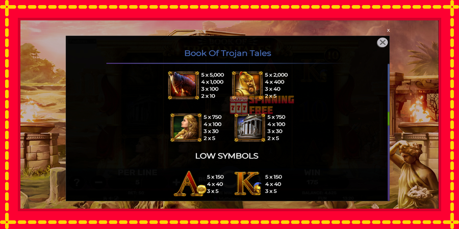 Book of Trojan Tales mesin slot dengan animasi cerah, gambar 6