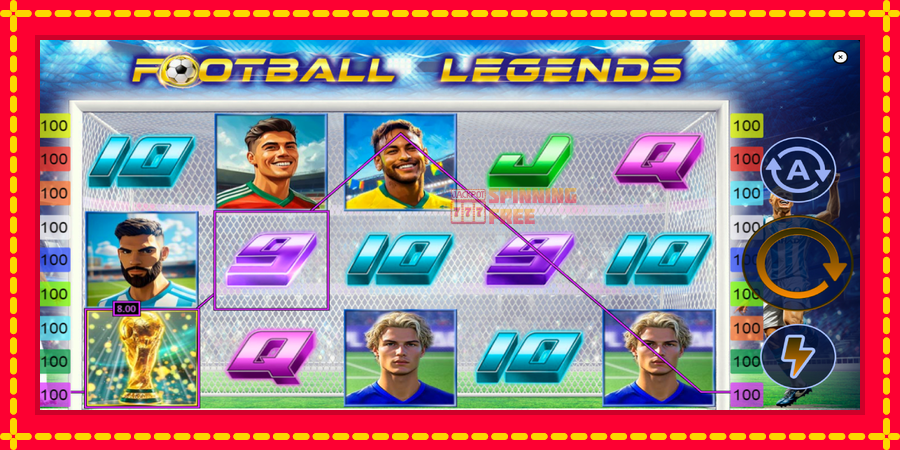 Football Legends mesin slot dengan animasi cerah, gambar 3