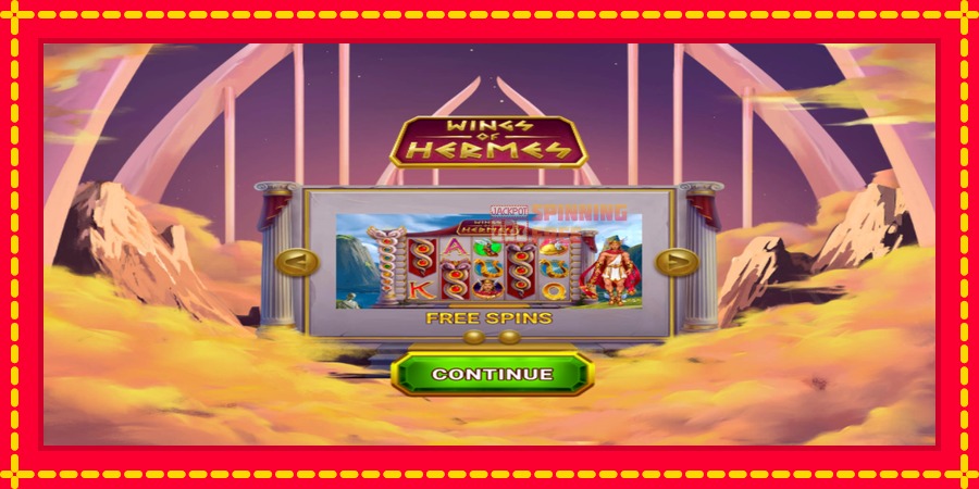 Wings of Hermes mesin slot dengan animasi cerah, gambar 1